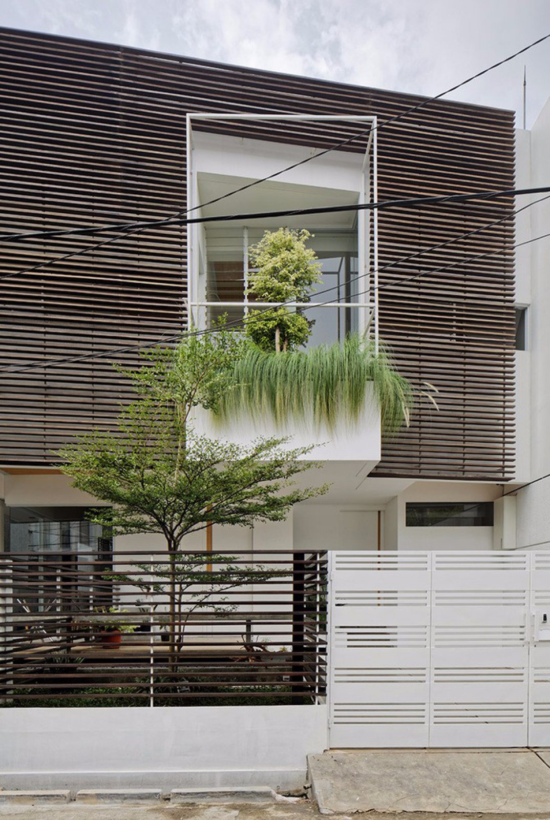 内嵌住宅——210㎡印尼住宅中搭建“飞行花园”-11