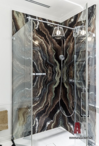 3室法式经典风彩色点缀公寓室内设计丨俄罗斯莫斯科丨Сальберг  Вачнадзе Оксана-49