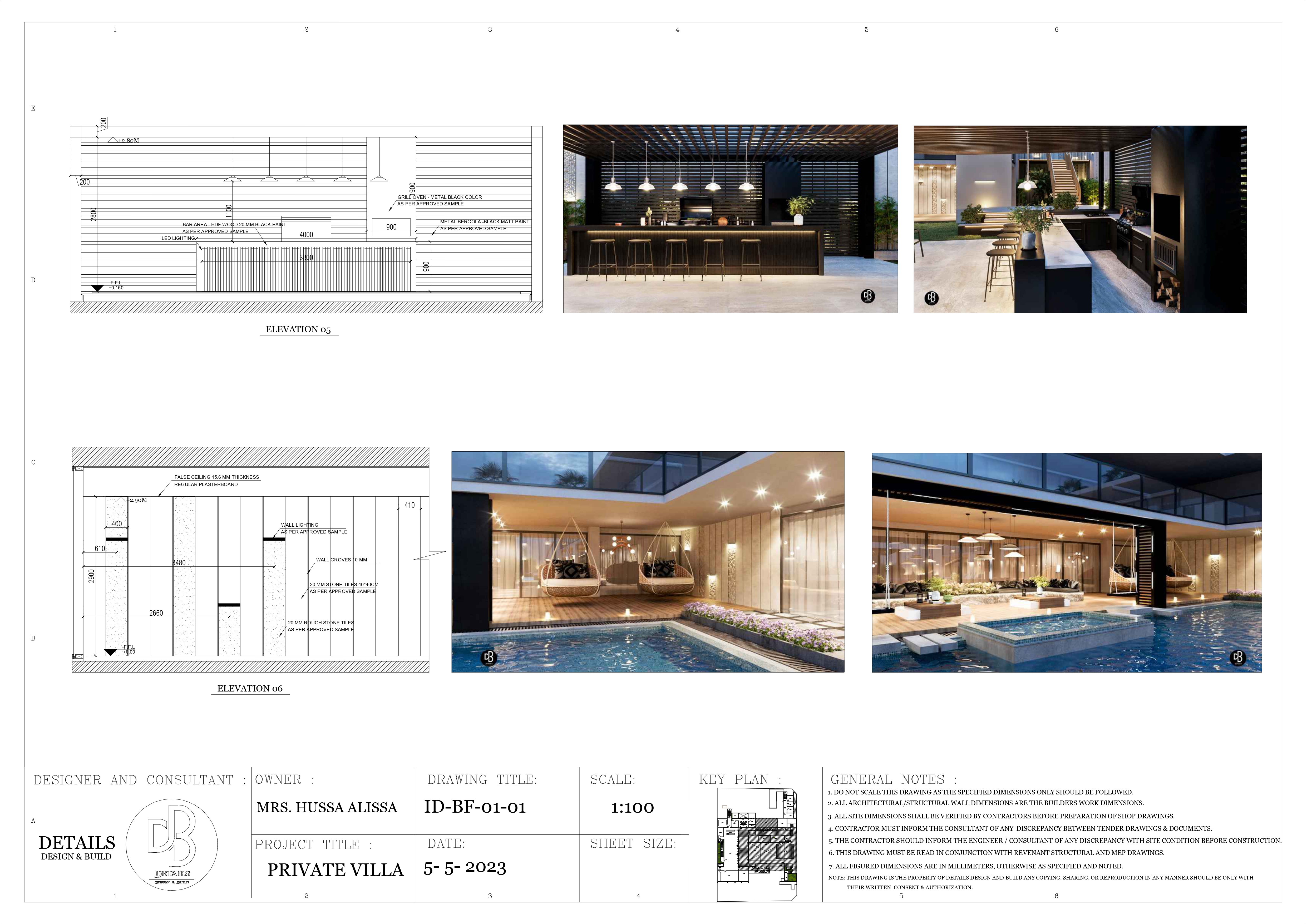 VILLA LANDSCAPE SHOPDRAWING - KSA-4