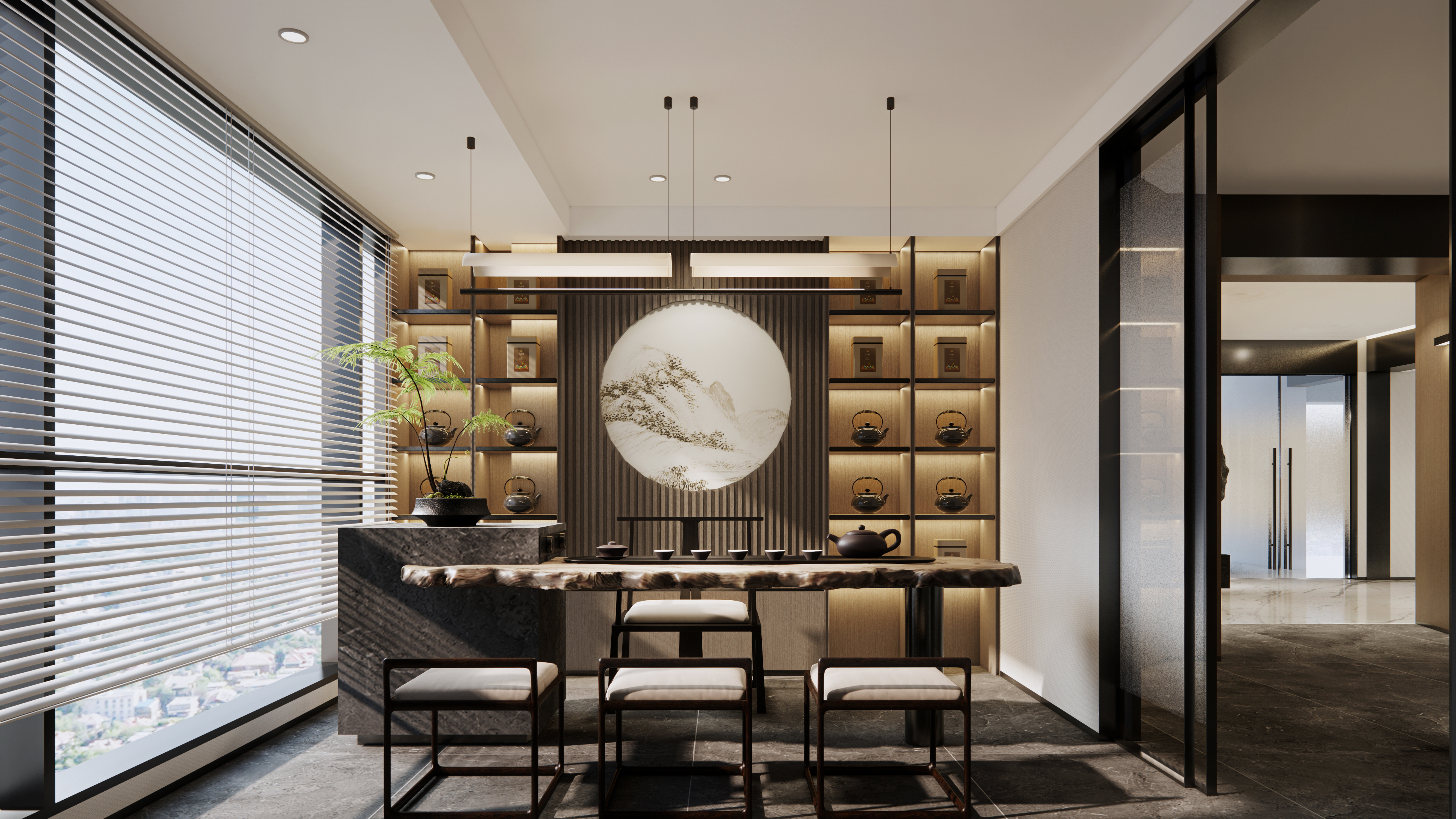 办公空间会所空间设计-2