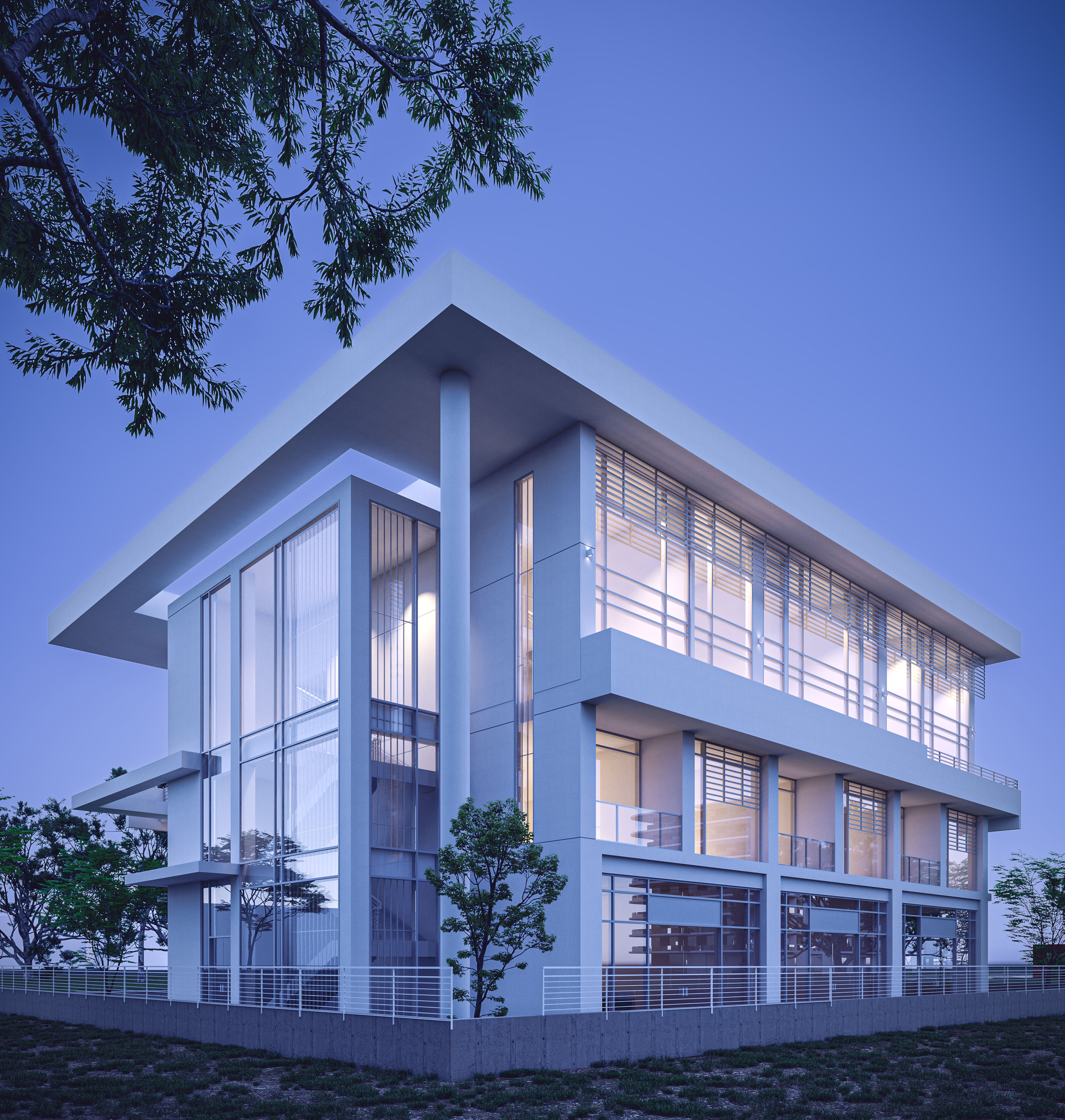 Ofis+loft daire çalışması’’Richard Meier’’-3