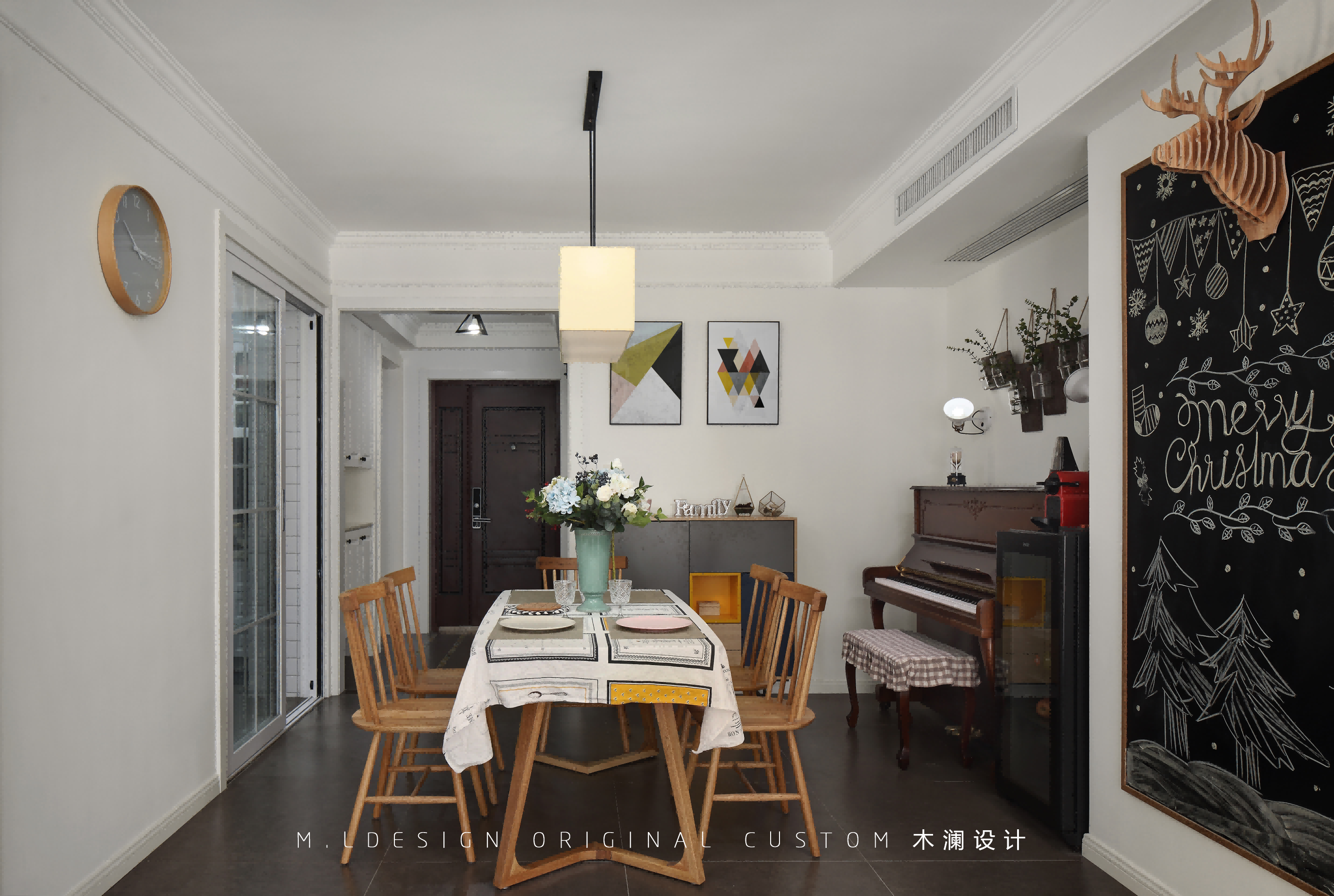 130㎡北欧风三口之家-16