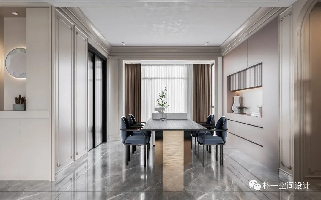 轻奢美式家居设计丨中国亳州丨朴一空间设计-17