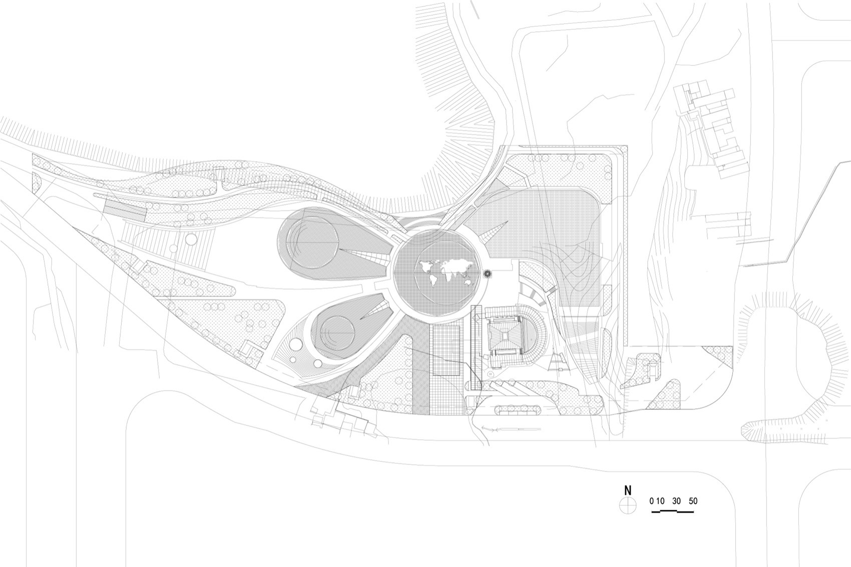 梅州两馆一场项目(城市展览馆,科技馆)丨中国梅州丨华南理工大学建筑设计研究院有限公司孙一民工作室-91