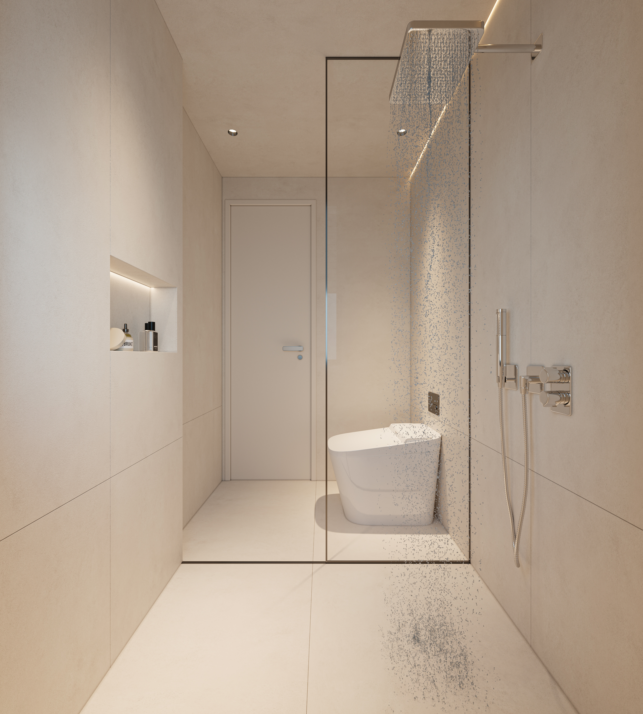 《甜度47%》·悬浮式奶油风套房的克制定律丨冈舍效果图表现-9