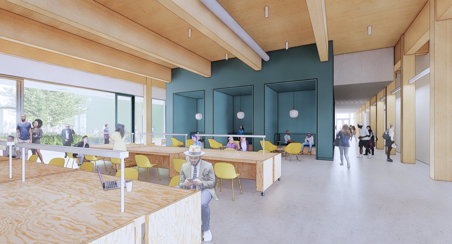 波特兰州立大学施尼策艺术与艺术史及设计学院大楼丨美国波特兰-23