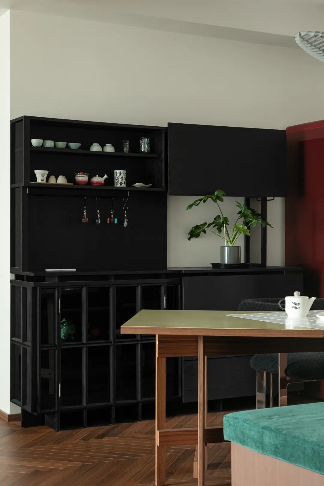 岚一设计｜复古混搭的精装房改造-26