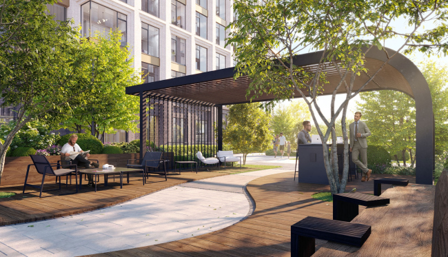 ЖК «1й Нагатинский»景观美化项目丨俄罗斯莫斯科丨Бюро А4-26