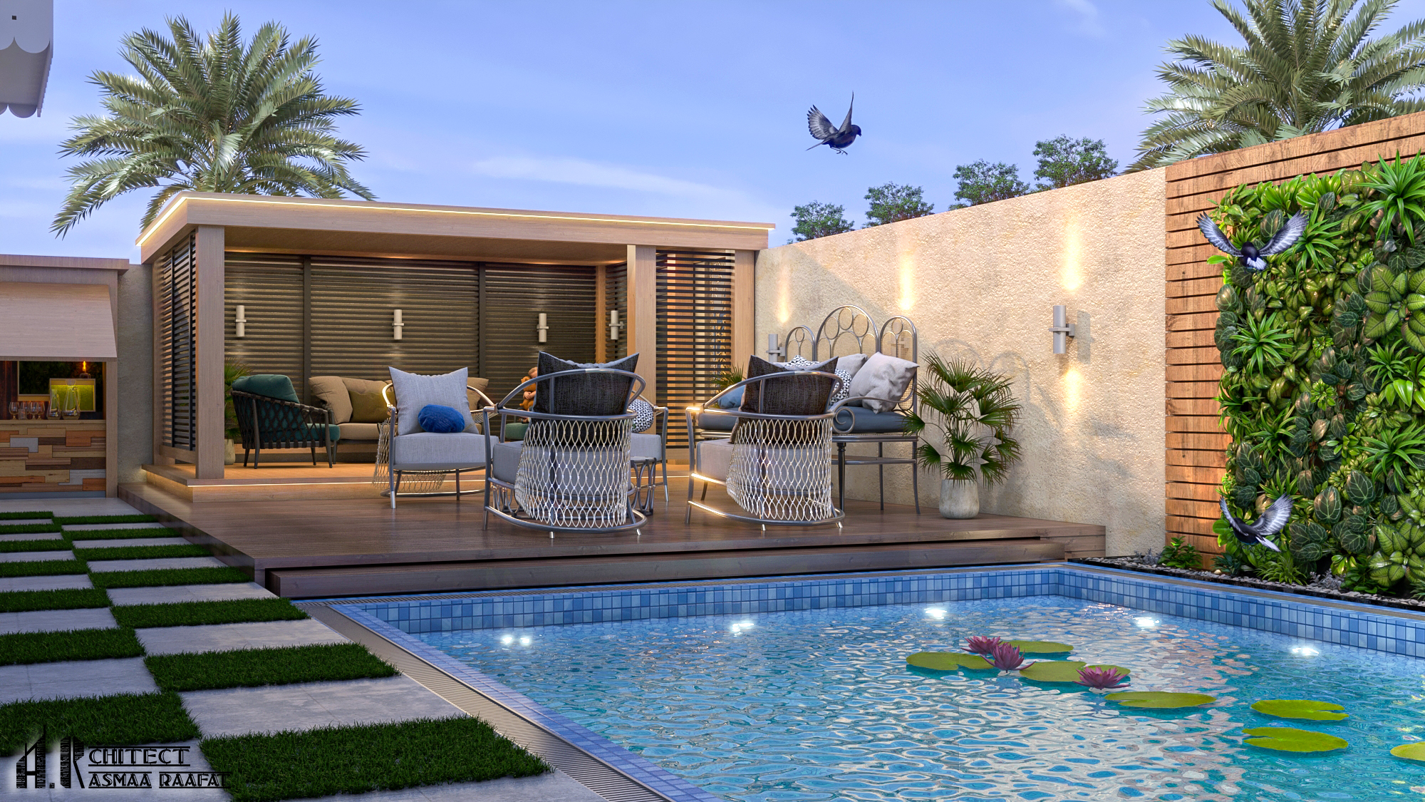 VILLA LANDSCAPE AT HYDE PARK, NEW CAIRO-9