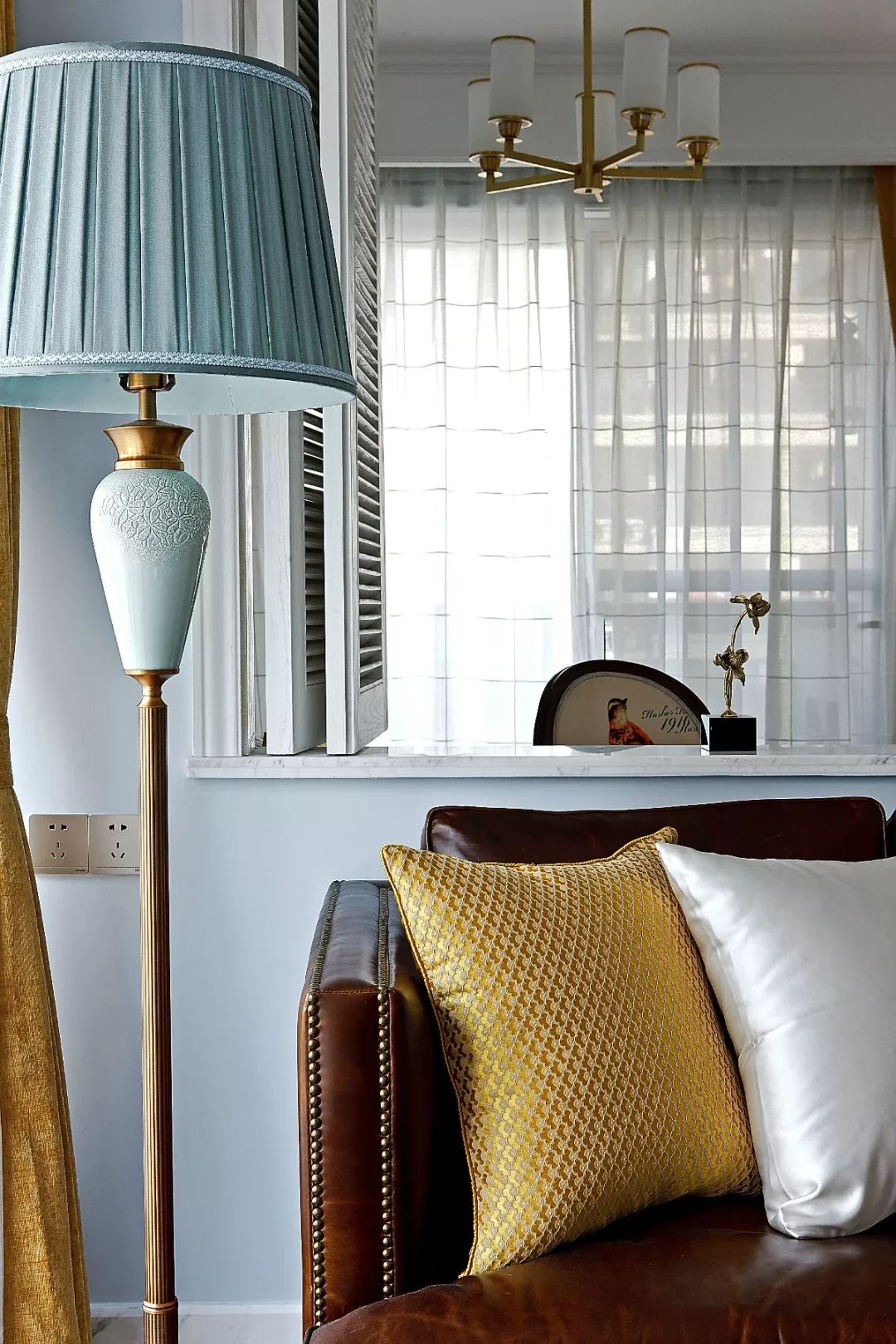 咸阳 105㎡现代美式,蓝白优雅调,活力情趣风!-17