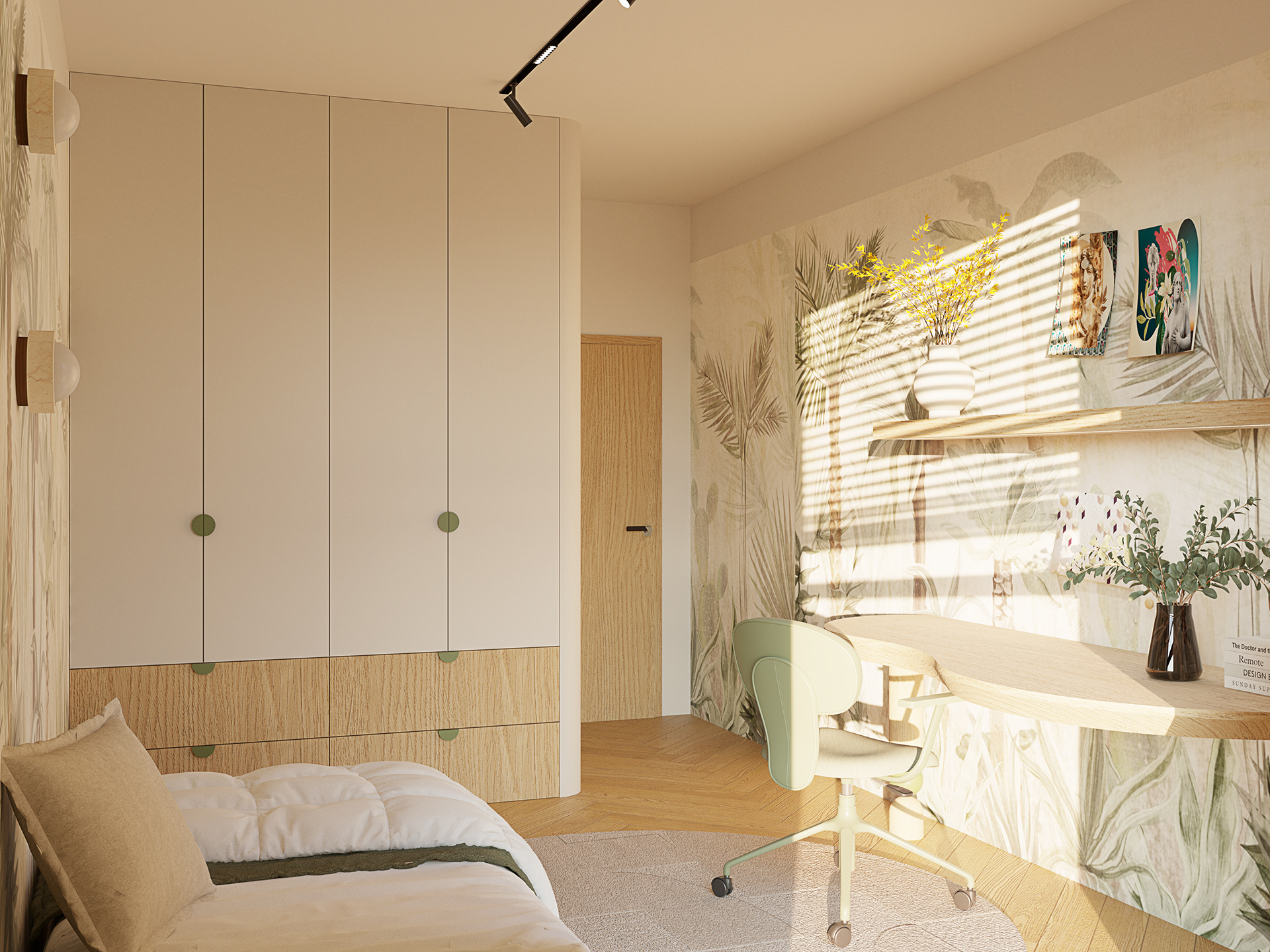 Modern, warm oasis.-13