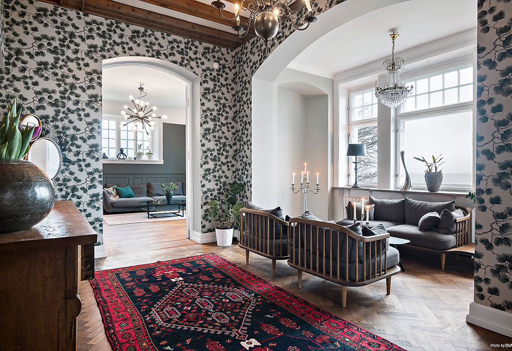 瑞典海岸线上的 Art Nouveau 风格历史别墅-5