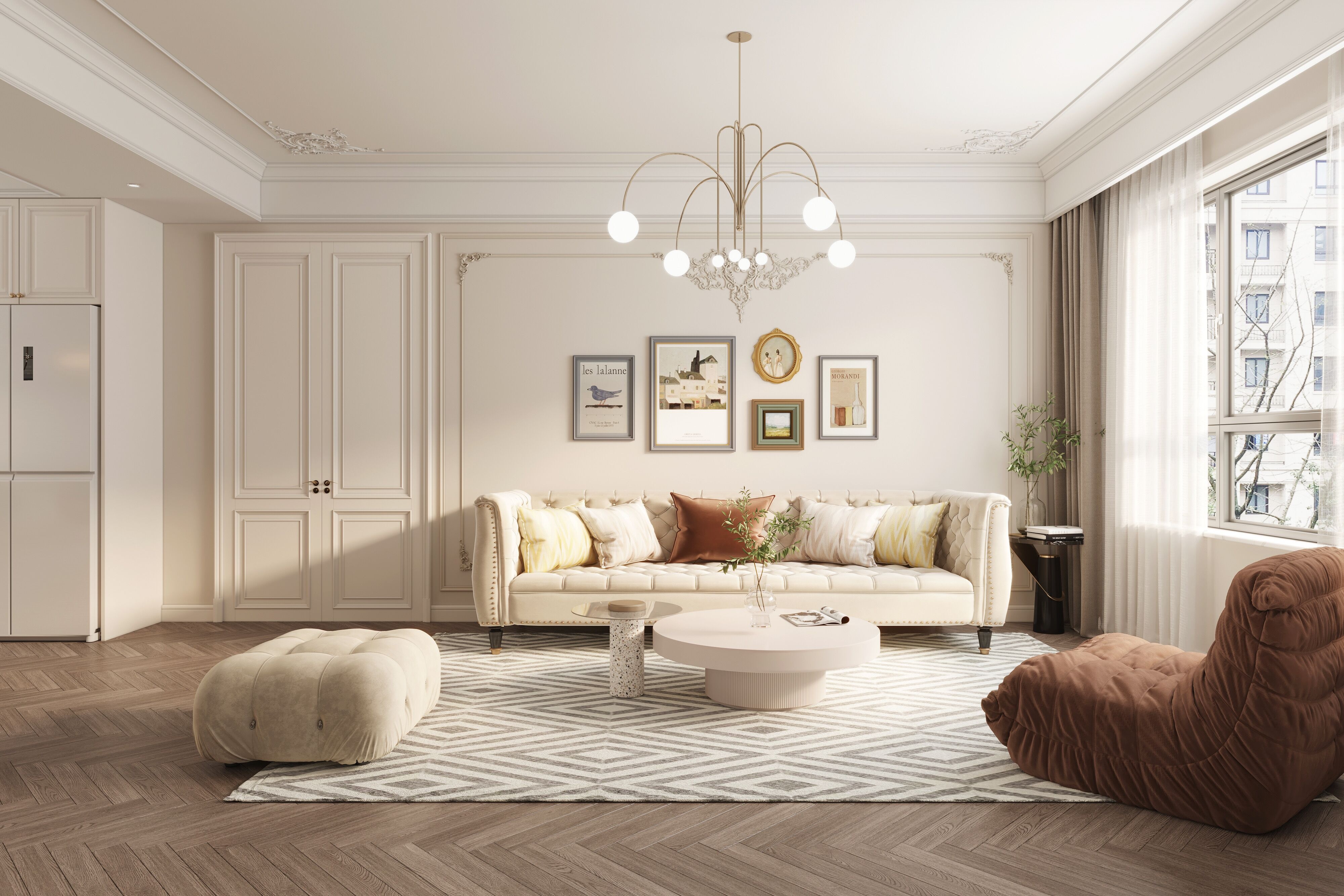 东木设计 | 极简法式，松弛又自然-0