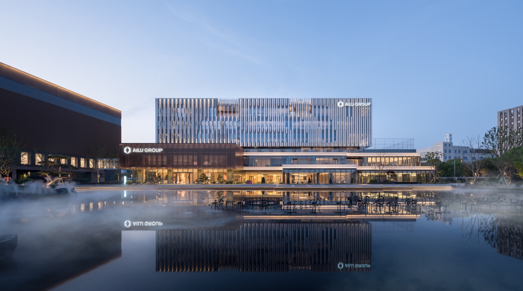 艾录集团总部园区丨中国上海丨建筑,施工图,室内,灯光,景观设计各有对应公司-120