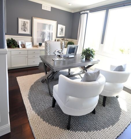 个人收集一些白色简约办公室案例-2