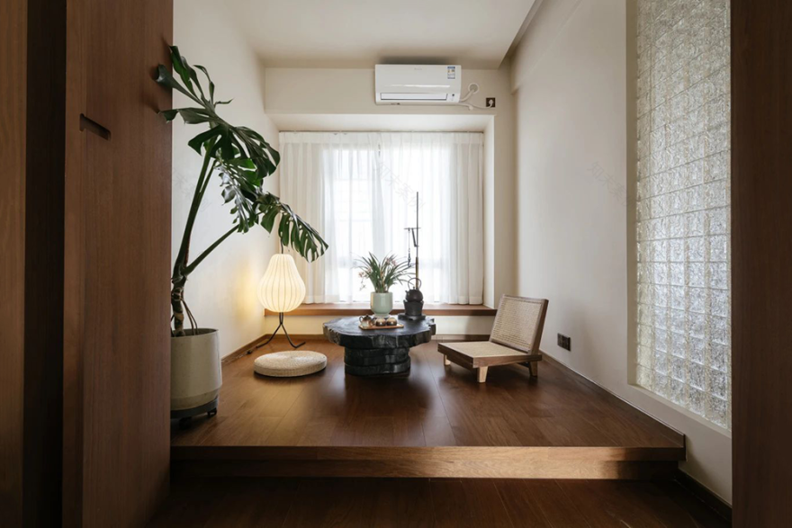 侘寂风私宅设计丨筑言设计,武汉三伏设计-19