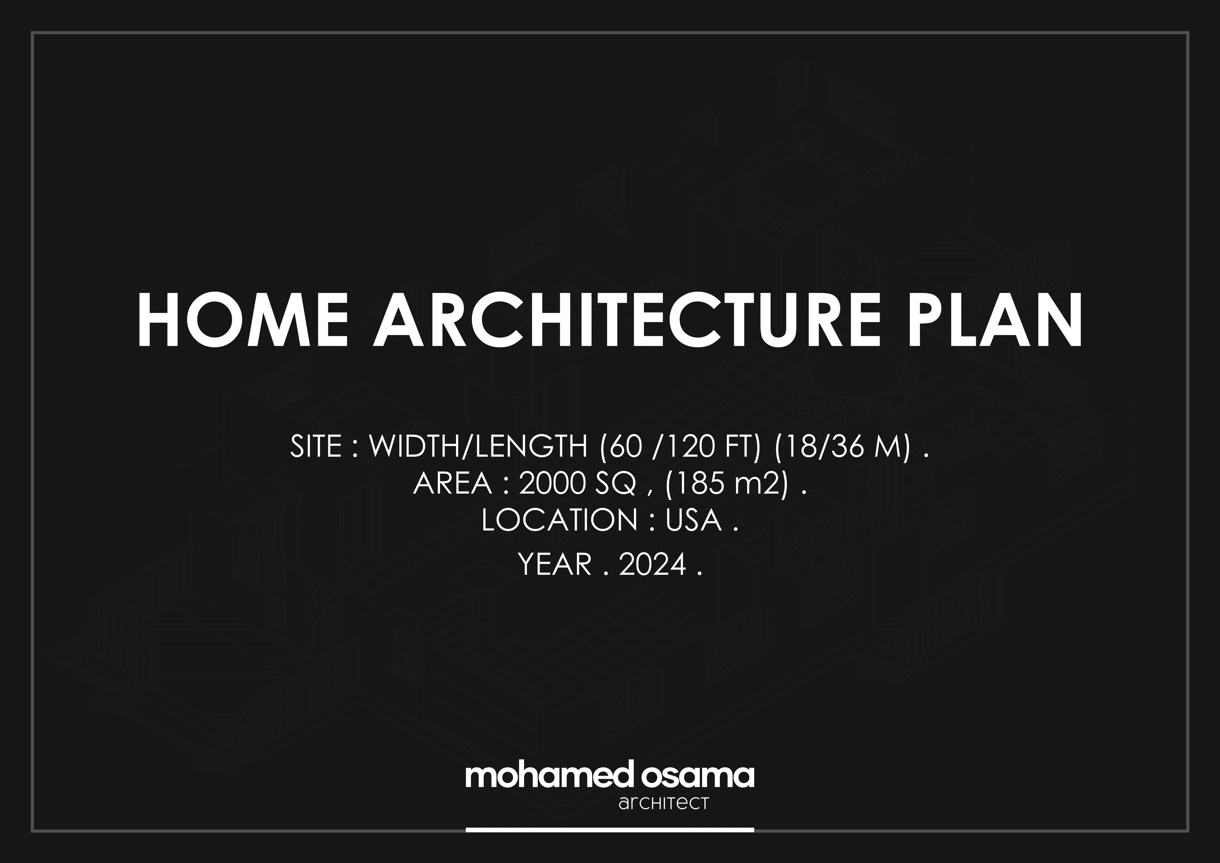 家居建筑规划丨美国加利福尼亚丨Mohamed Osama-3