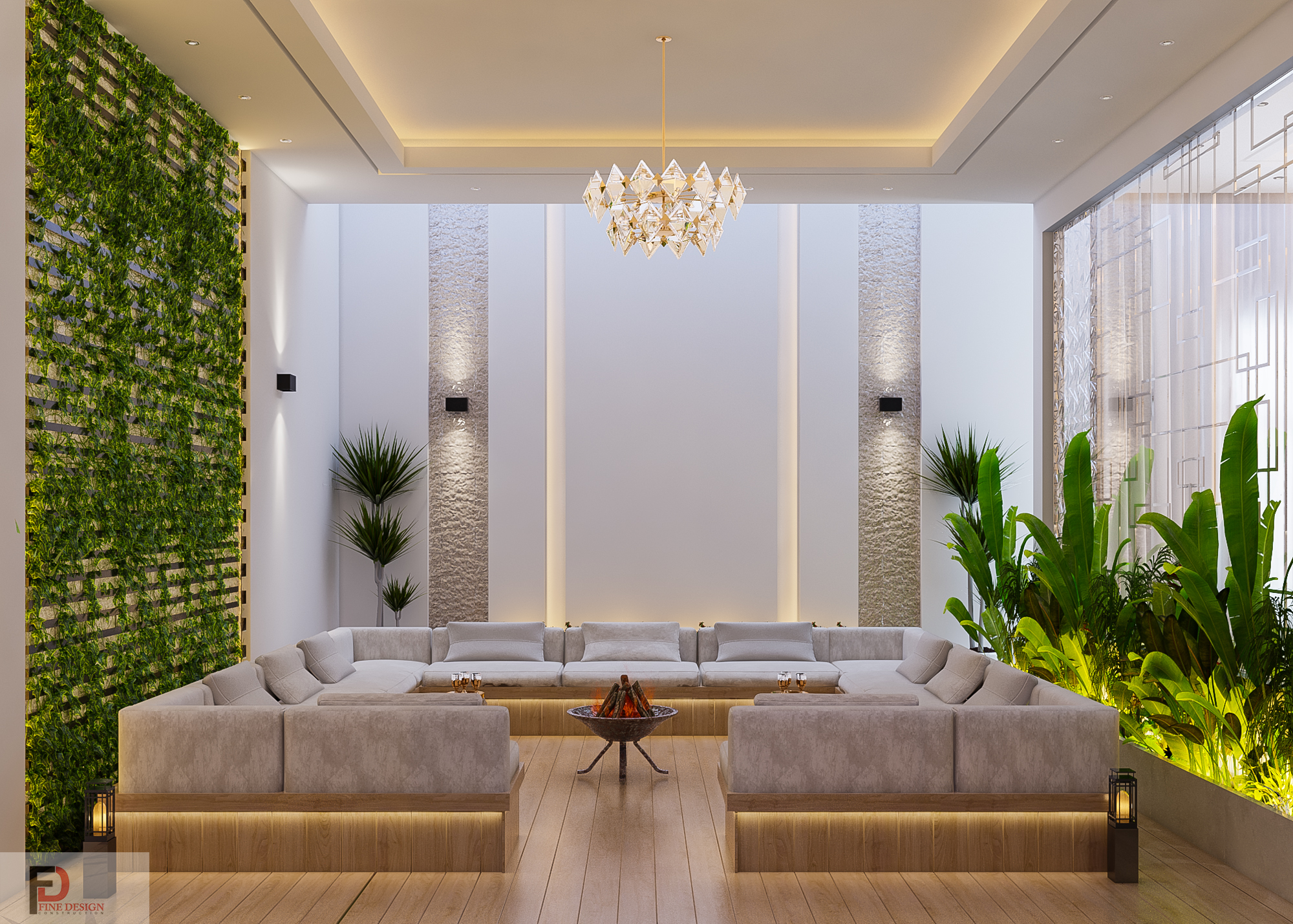 Indoor Small Garden and Living Design-8