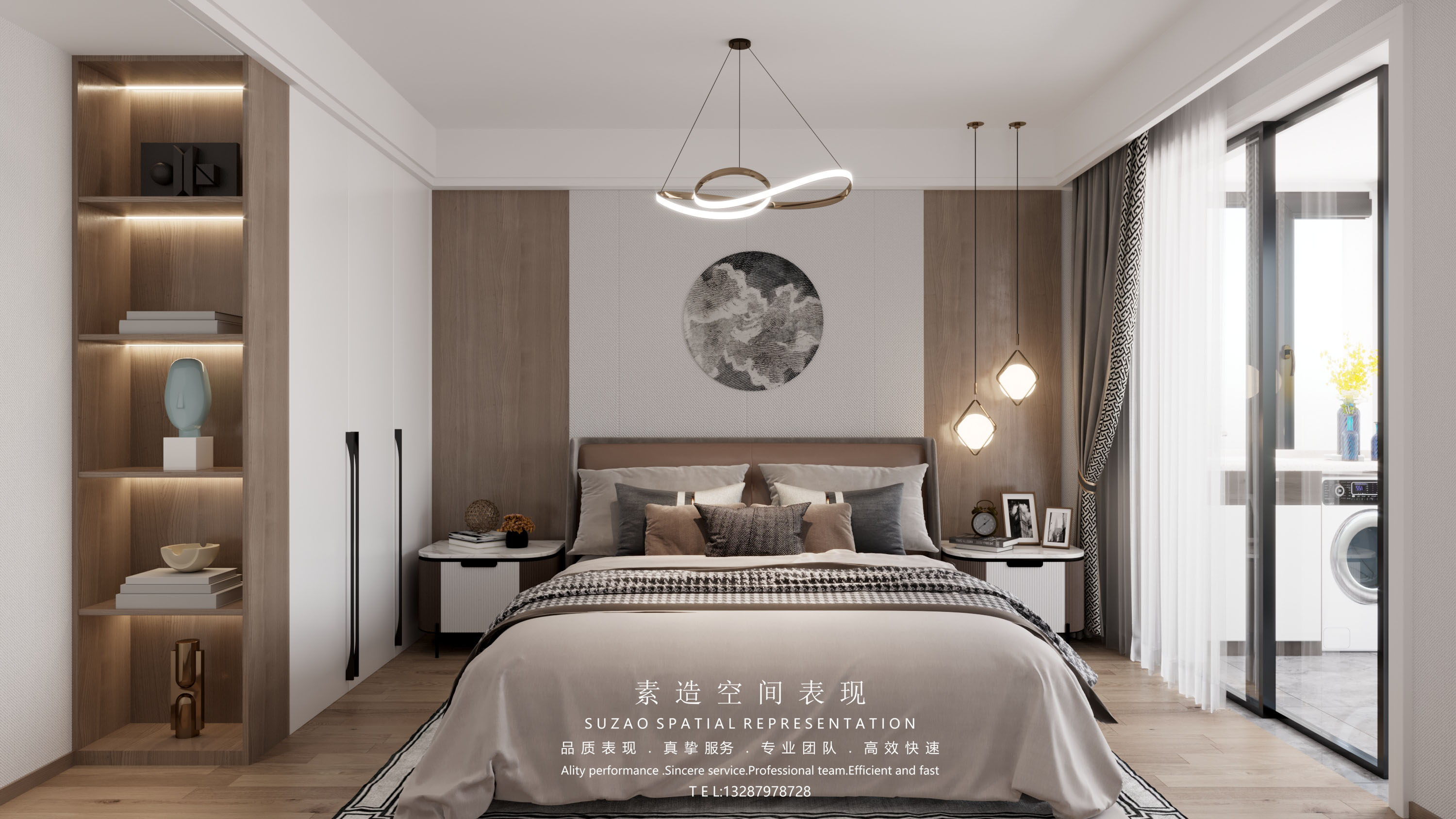 知名设计师打造极简主义公寓，3D Max 技术呈现虚拟现实-7