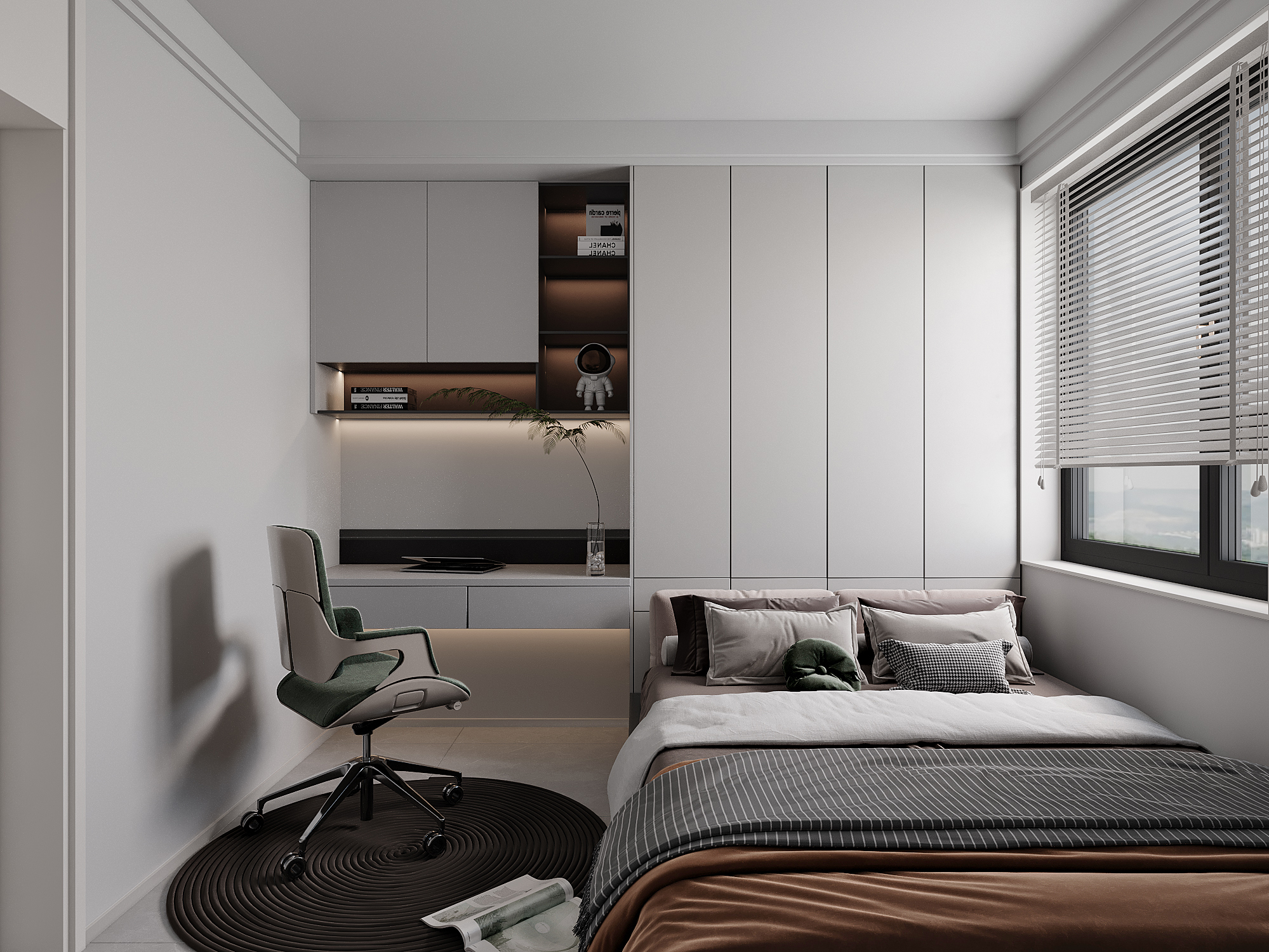 WOW 现代风小户型方案丨中国邯郸丨Adobe Photoshop-10