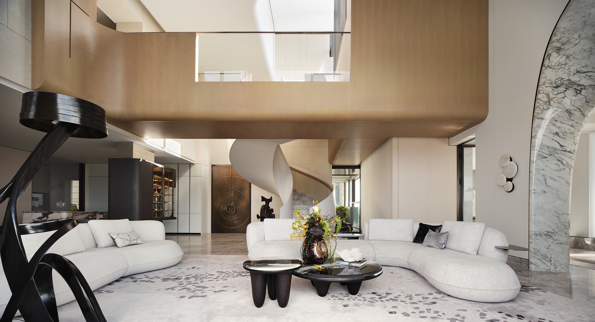 霍英东集团南天名苑复式丨中国广州丨硬装WJID维几设计,软装OPS观致设计-6