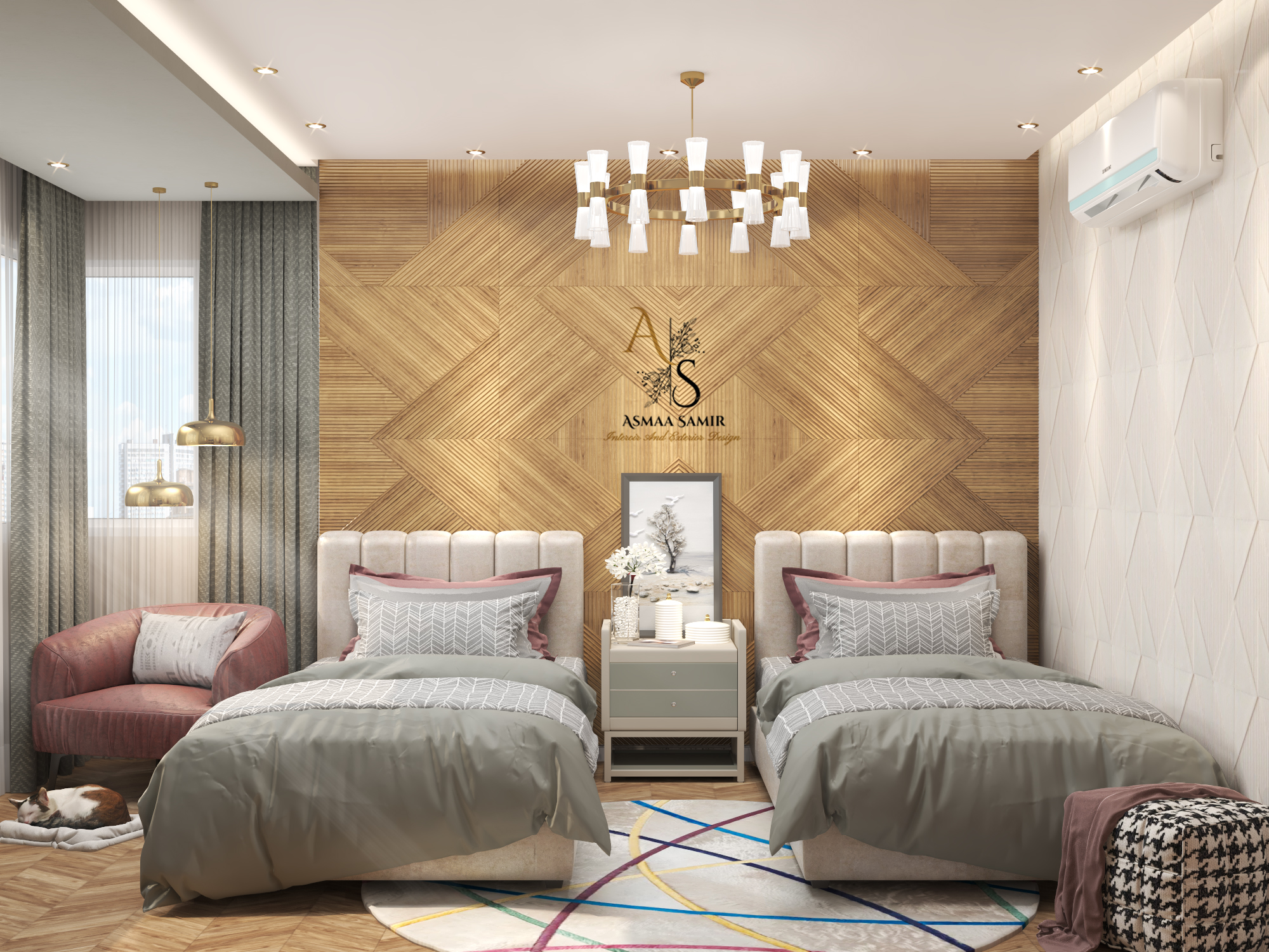 ＭＯＤＥＲＮ ＤＯＵＢＬＥ ＢＥＤＲＯＯＭ MODLE 2-2