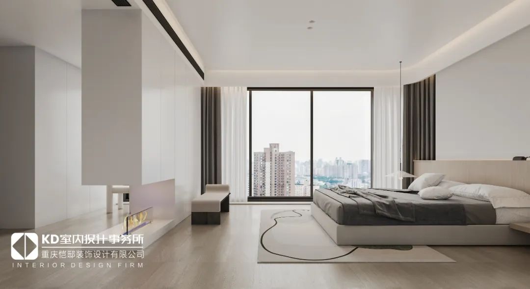 重庆龙湖舜山府 238㎡极简风温润时光丨中国重庆丨KD 室内设计事务所-35