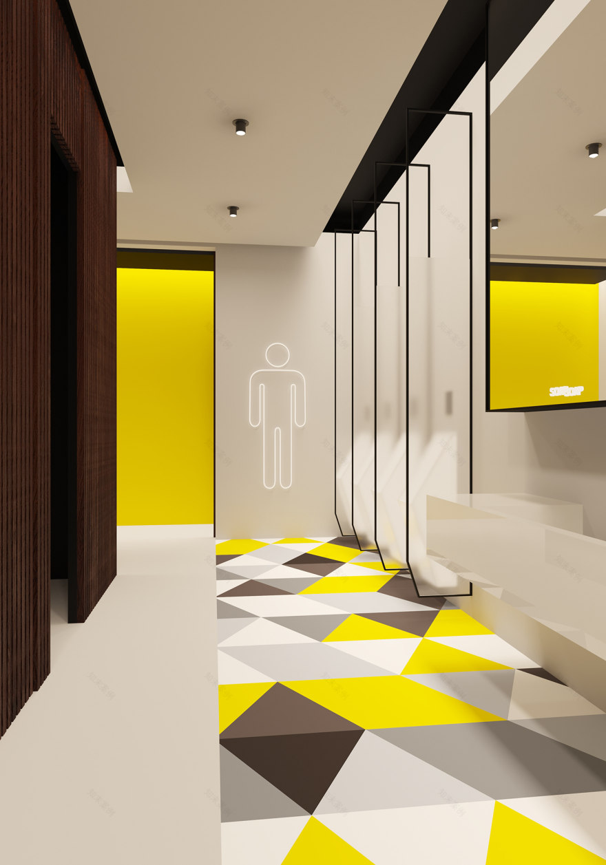 温馨独特的公共卫生间设计-2