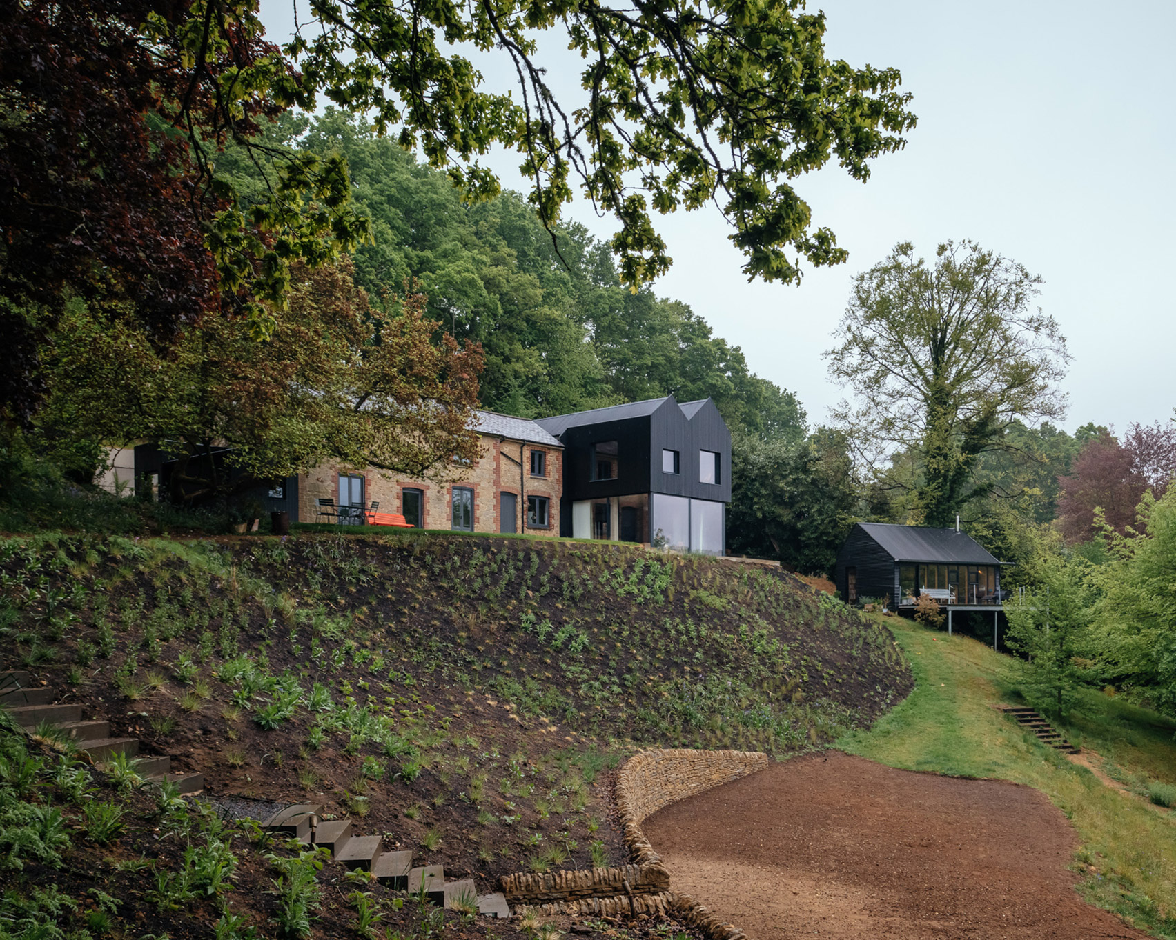 英国乡村别墅 | Invisible Studio 打造的"隐形扩展"-3