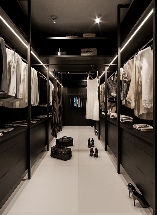 深色系别墅设计-16