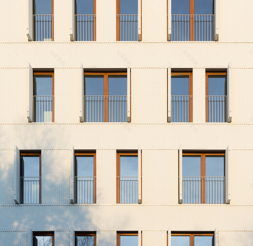 Madrid Adelfas 98 绿色住宅大楼,双体积设计优化自然光-42