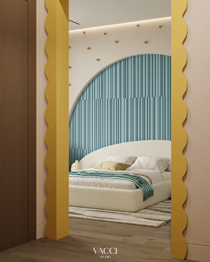 儿童卧室丨沙特阿拉伯利雅得丨Vacci Studio-17