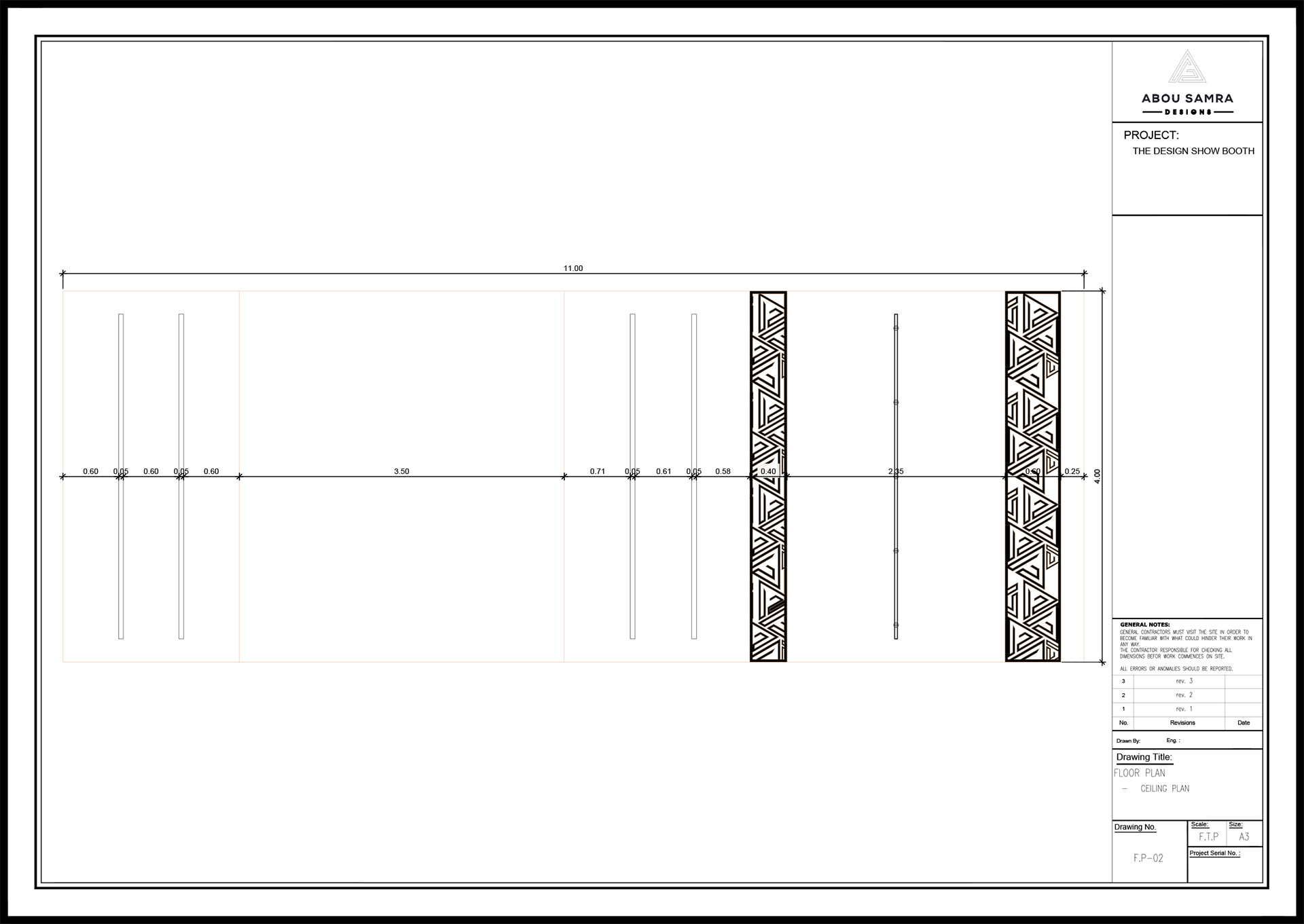 WORKING DRAWING FOR BOOTH DESIGN-2