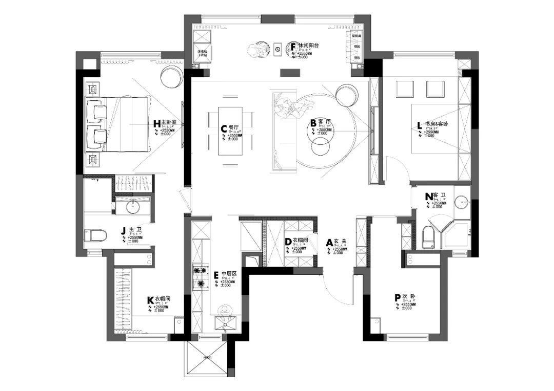 两人三喵的幸福生活丨中国南京丨大漠·室内设计-52