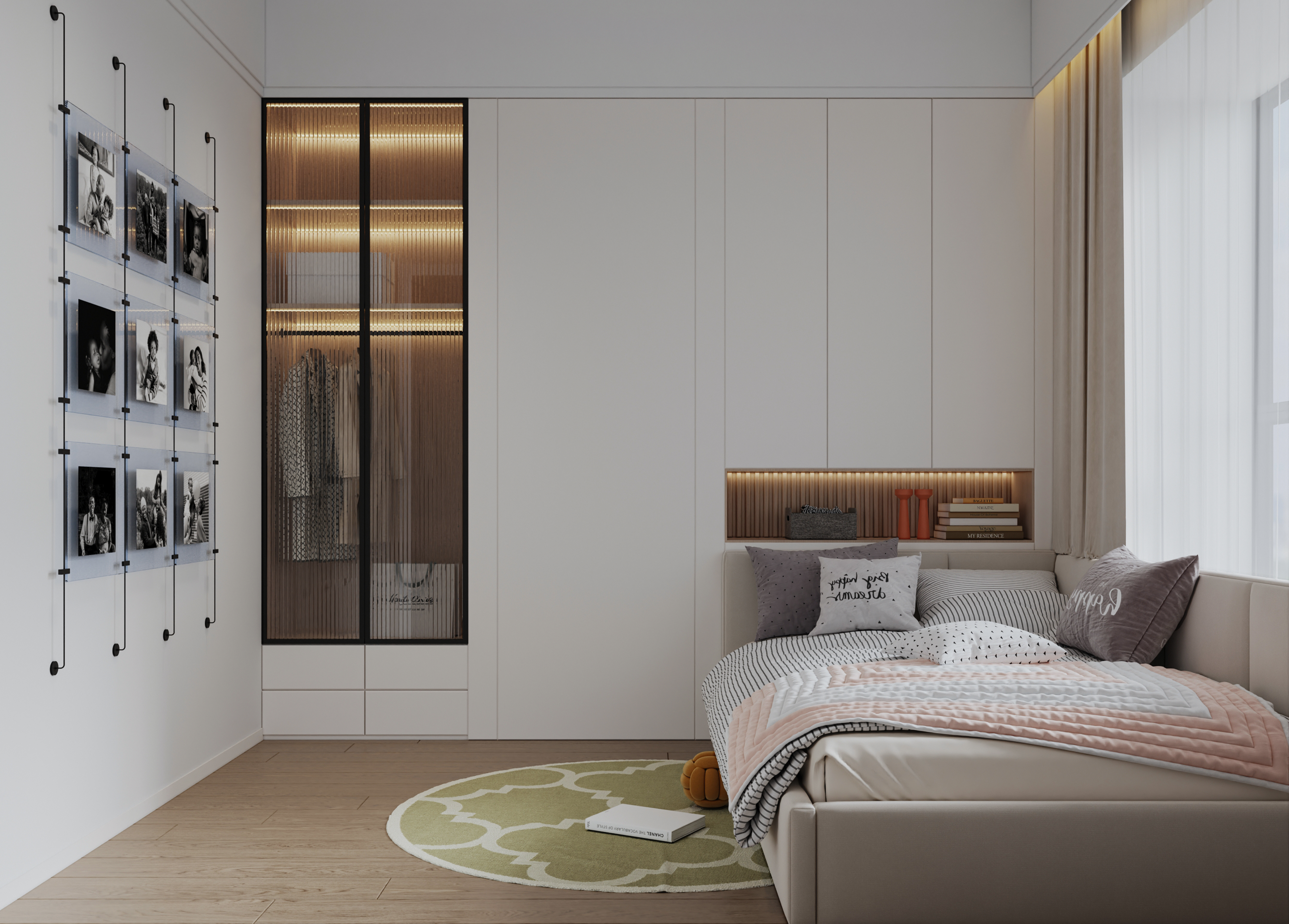 武汉-华侨城红坊 200平奶油风效果图-10