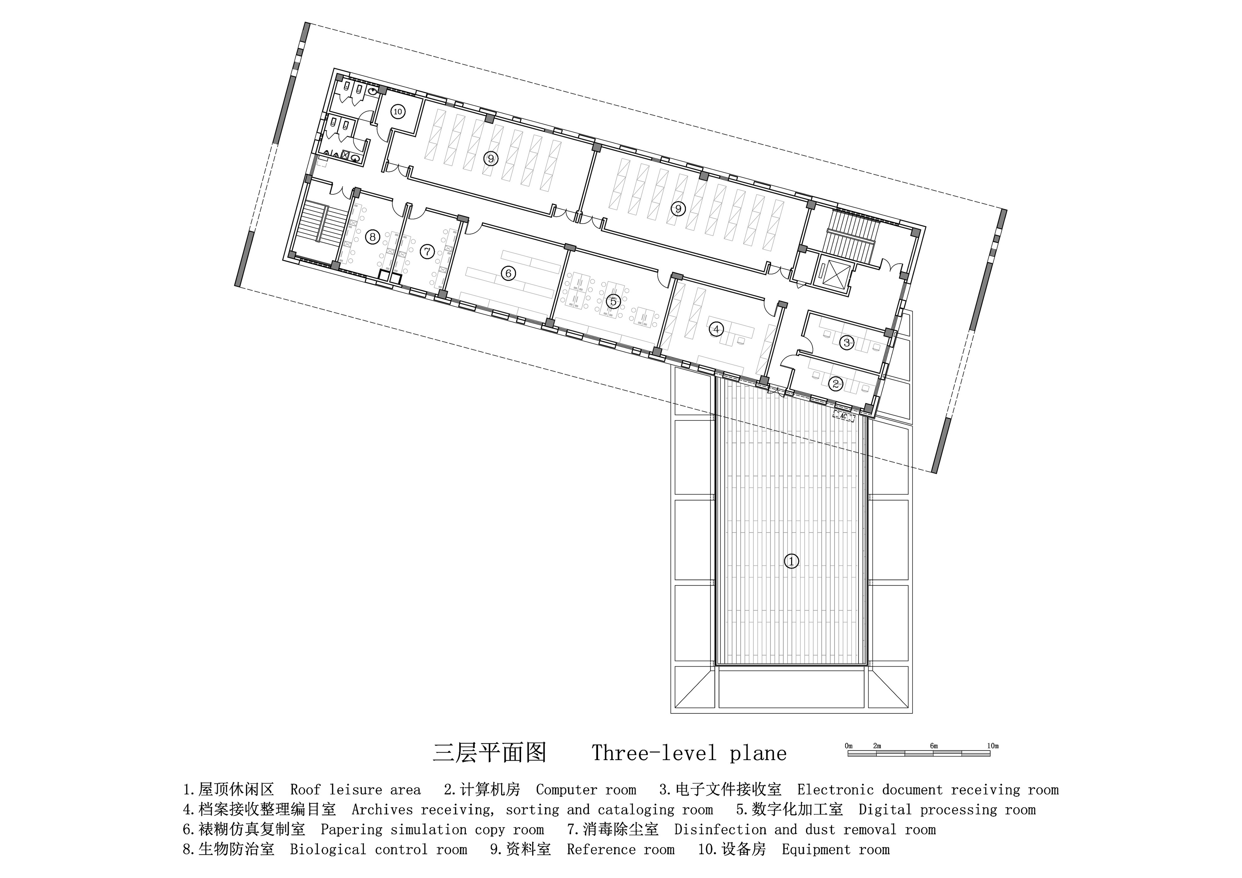   广西中盛建筑设计有限公司（非亚建筑工作室）丨广西贺州市 平桂档案馆  建筑设计  丨中国广西-52
