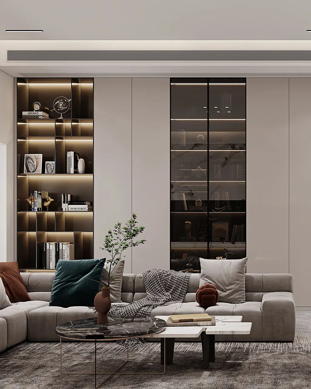 广州黄埔科学城沁园现代优雅轻奢别墅设计丨中国广州丨尚层装饰（广州分公司）-88