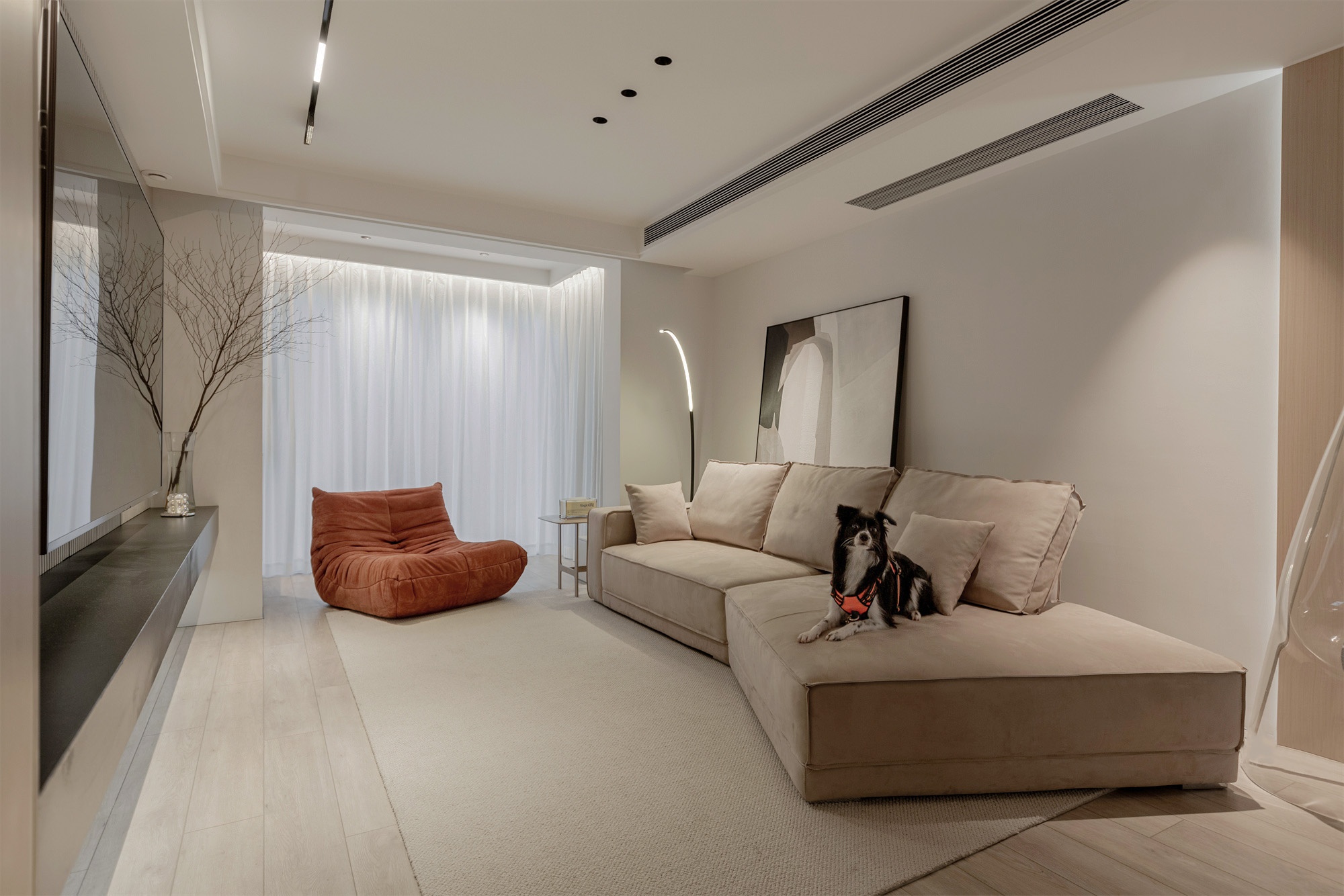 居乙风 · 极简高级感两房设计丨拾派设计-8