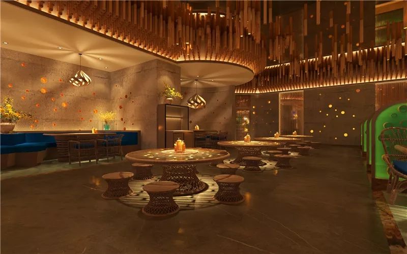 融入自然的都市栖息地——俏香傣德宏风味餐厅设计-10