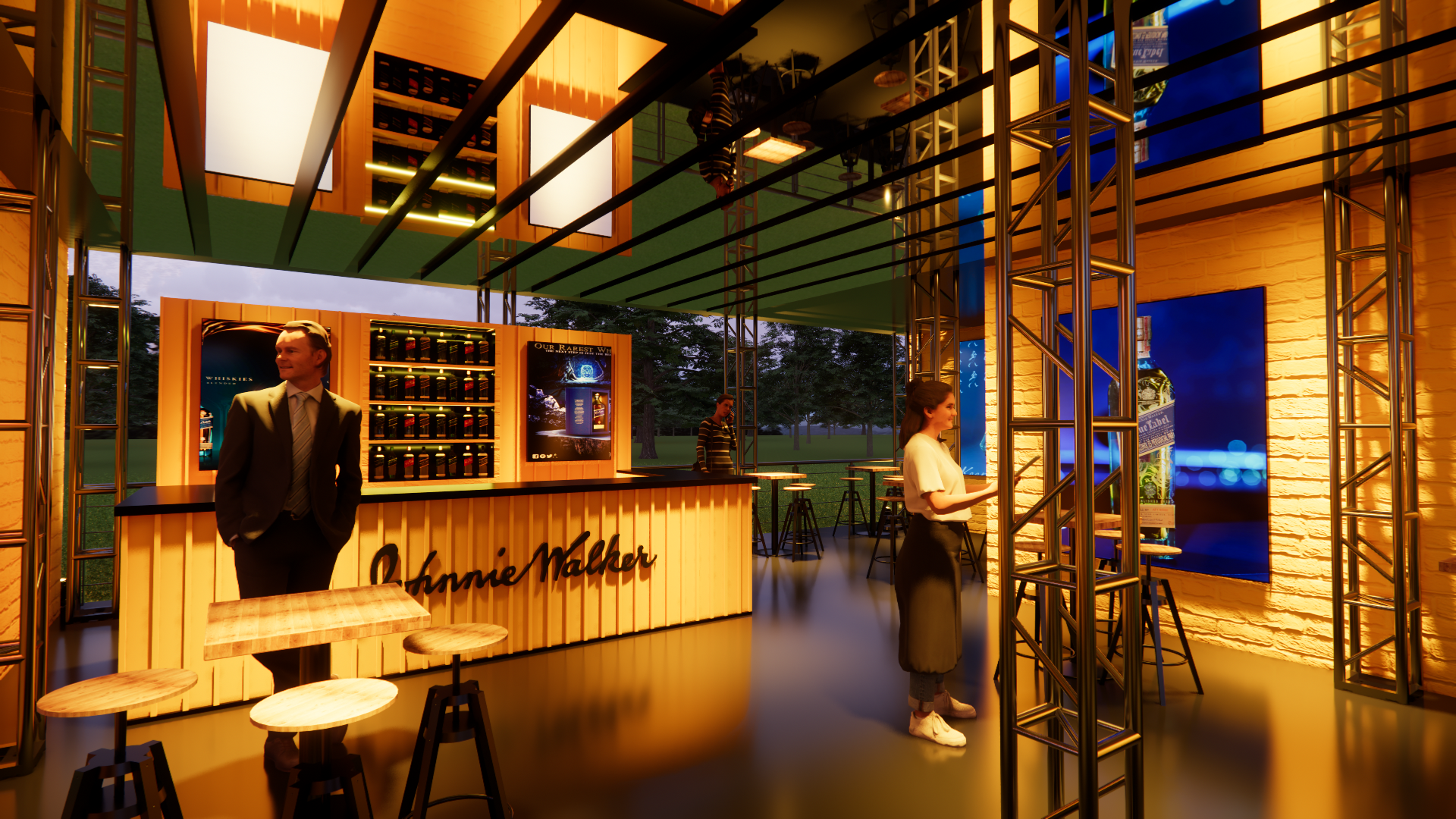 STAND JOHNNIE WALKER-8