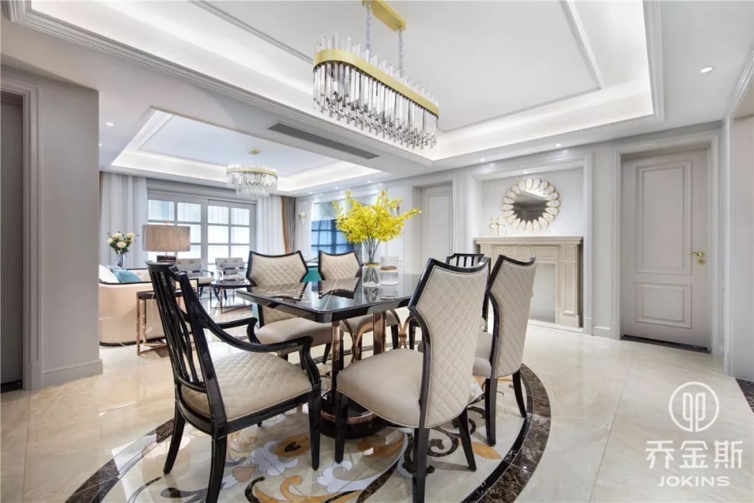 常州九洲新世界花苑美式轻奢套间设计-32