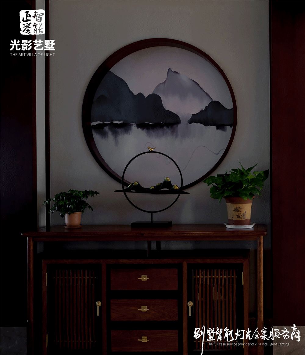 光影诗篇 | 新中式 400 平米大平层智能设计案例-27