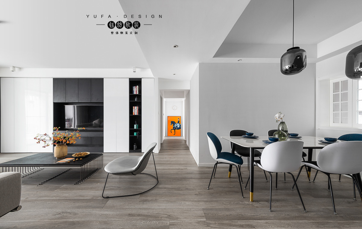 成都 200m²现代极简风大平层-4