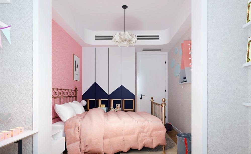 现代简约家居，白色烤漆玄关大板砖打造粉色浪漫空间-10