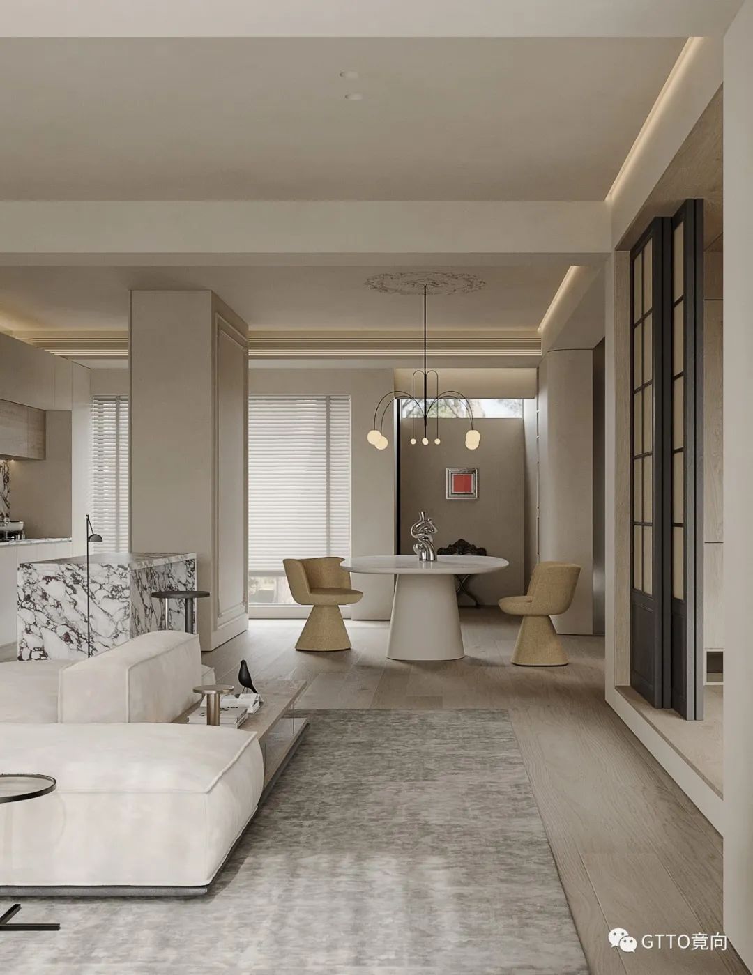 巡梭井然 · 瑞安巡梭井然叠墅设计丨中国丨竟向设计-7