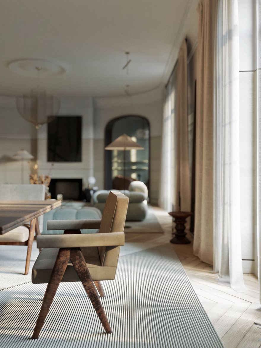 巴黎十六区拉米埃特公寓丨法国巴黎-19