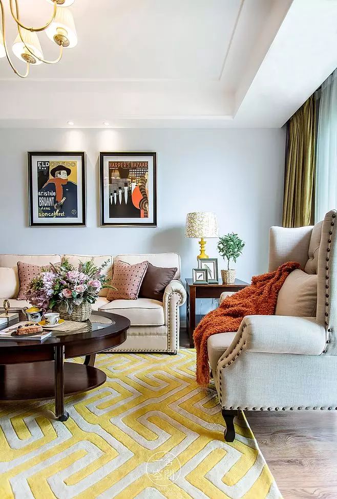 《柠檬冰蓝》美式宅，生活美学从摆餐桌开始-14