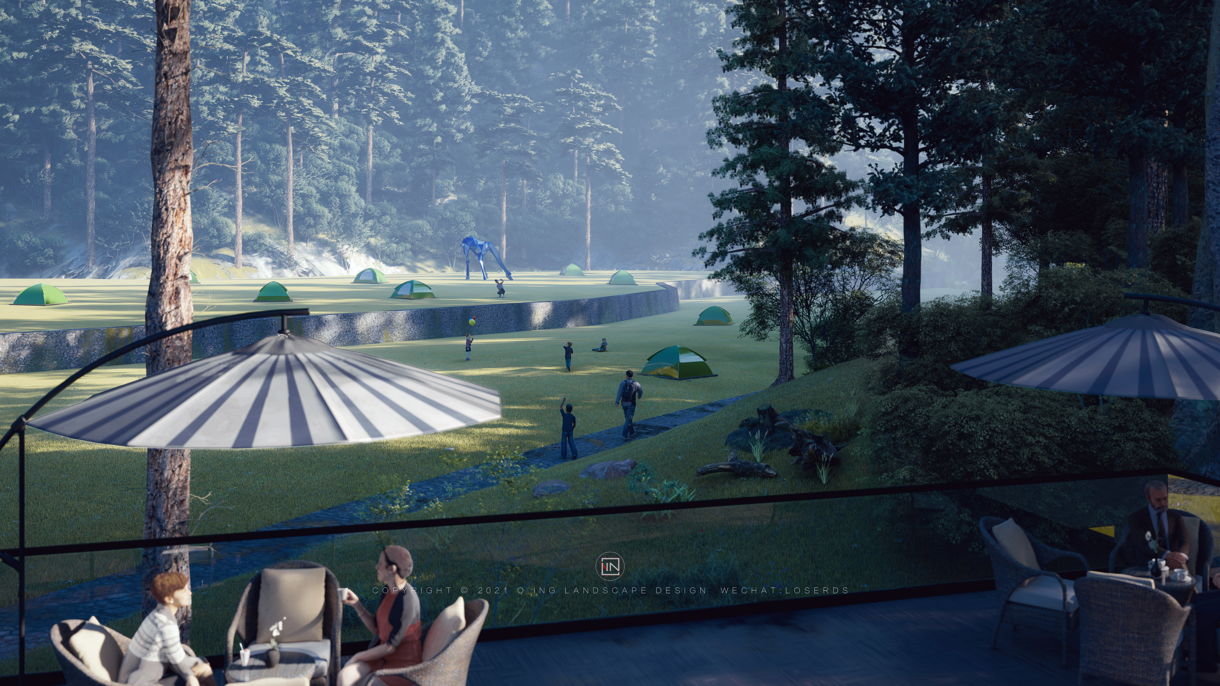 HEALING FOREST · LUMION 动画探索之作-6