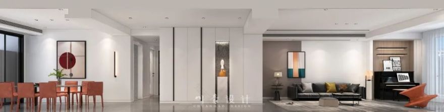 合肥玫瑰园 236㎡极简风,轻盈舒适的四室二厅-29