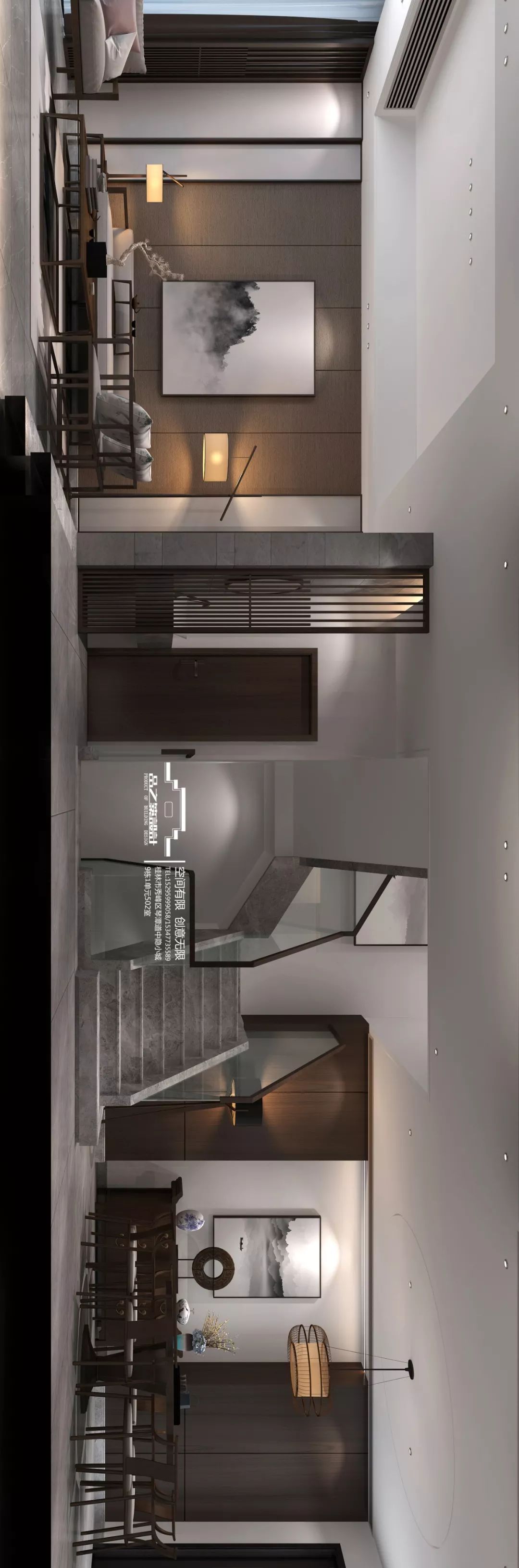 《东方格调·墅》品之筑设计,打造 480㎡自然生活空间-11